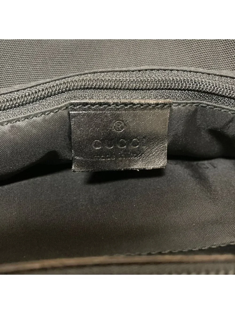 Gucci Bamboo Handle Nylon Bag 002 Black - Picture 8 of 14
